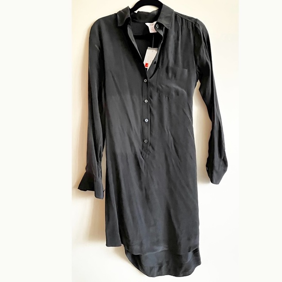 BNWT 100% SILK JOE FRESH  SHIRT DRESS - Picture 10 of 12